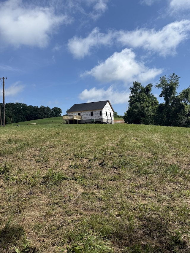 856 Davenport Rd, Cumberland City, TN 37050 - view of yard featuring a view of countryside