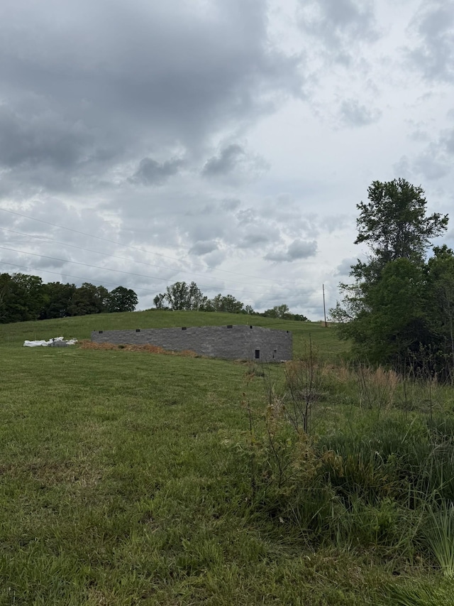 856 Davenport Rd, Cumberland City, TN 37050 - view of green lawn featuring a view of countryside