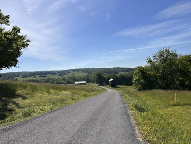 856 Davenport Rd, Cumberland City, TN 37050 - view of asphalt street featuring a view of rural / pastoral area