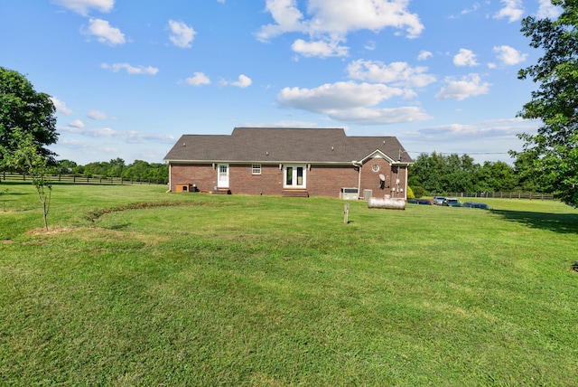 3406 Parks Ln, Spring Hill, TN 37174 - rear view of house with entry steps and brick siding