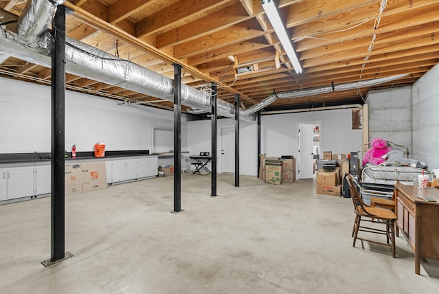3406 Parks Ln, Spring Hill, TN 37174 - view of unfinished basement