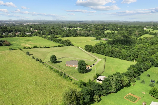 3406 Parks Ln, Spring Hill, TN 37174 - overview of rural landscape with agricultural land