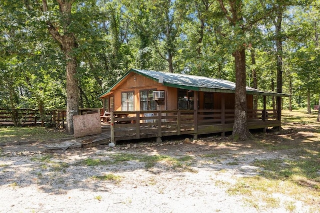 15578 Birdsong Rd, Holladay, TN 38341 - view of front of property with a wooden deck