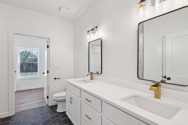 28 Amos Cir, Lafayette, TN 37083 - full bathroom featuring double vanity and tile patterned floors