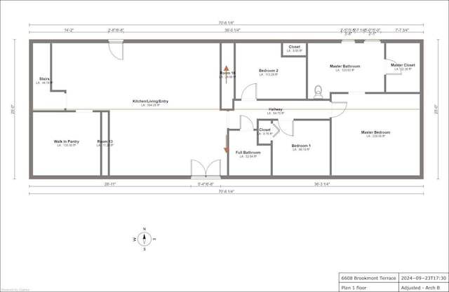 6608 Brookmont Ter, Nashville, TN 37205 - view of home floor plan