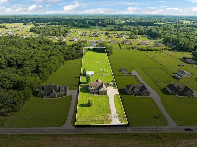 1361 Neil Rd, Chapel Hill, TN 37034 - overview of rural landscape featuring property parcel outlined