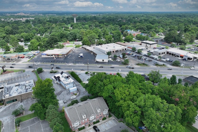 1019 N Maple St Unit 2D, Murfreesboro, TN 37130 - aerial view of property and surrounding area featuring a forest