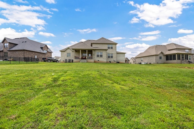 329 Clarabelle Ln, Clarksville, TN 37040 - rear view of property featuring brick siding