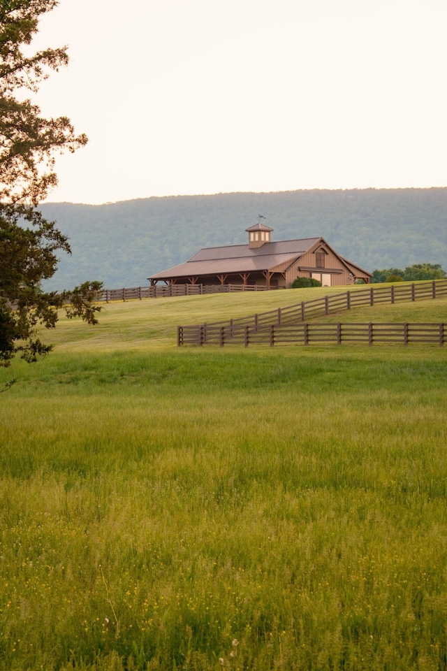 6971 W Cove Rd, Chickamauga, GA 30707 - view of yard with a view of countryside
