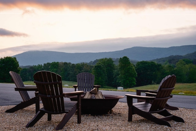 6971 W Cove Rd, Chickamauga, GA 30707 - view of mountain background with a heavily wooded area