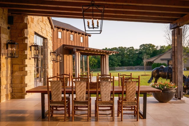 6971 W Cove Rd, Chickamauga, GA 30707 - view of patio / terrace featuring outdoor dining area