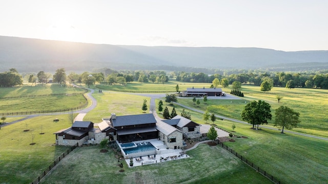 6971 W Cove Rd, Chickamauga, GA 30707 - overview of rural landscape featuring mountains