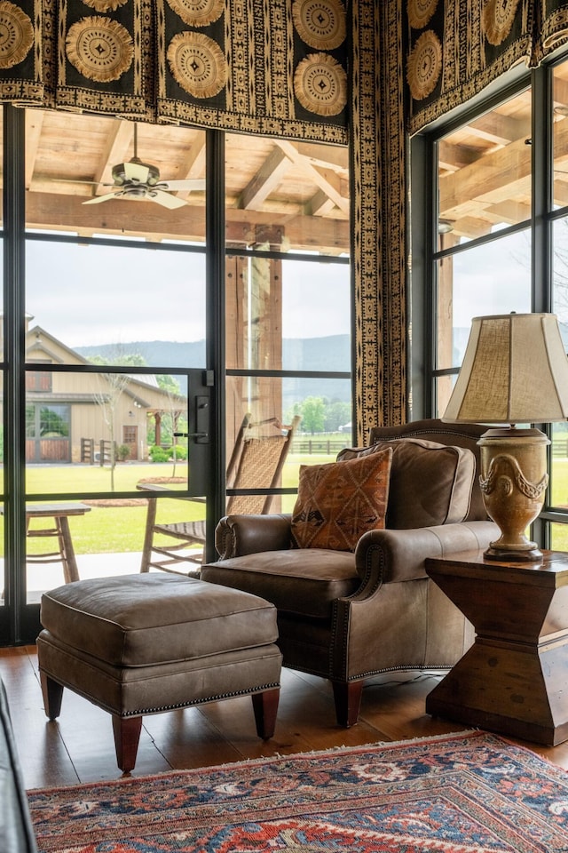 6971 W Cove Rd, Chickamauga, GA 30707 - sitting room featuring wood finished floors