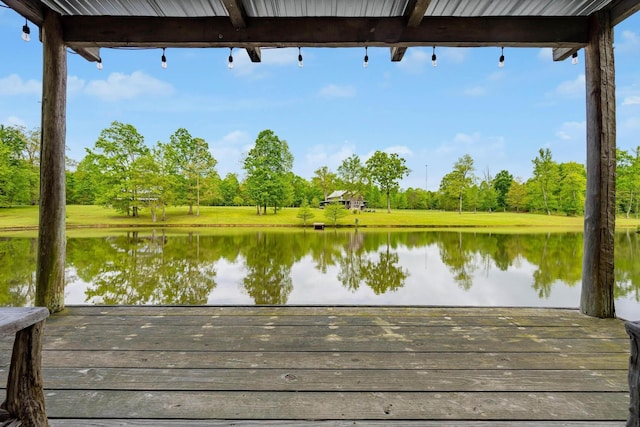 1170 Ascalon Rd, Rising Fawn, GA 30738 - dock featuring a water view and view of wooded area