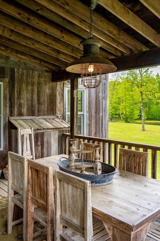 1170 Ascalon Rd, Rising Fawn, GA 30738 - wooden deck featuring a yard