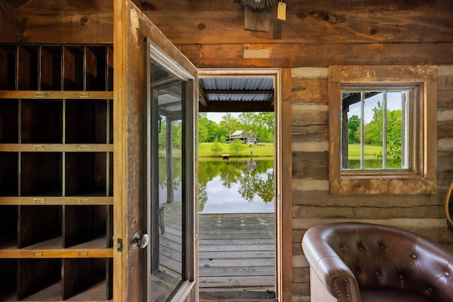 1170 Ascalon Rd, Rising Fawn, GA 30738 - doorway to outside featuring a water view