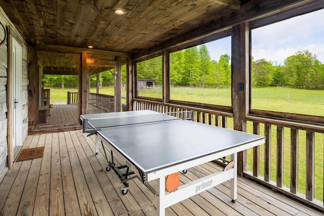 1170 Ascalon Rd, Rising Fawn, GA 30738 - wooden terrace featuring a lawn