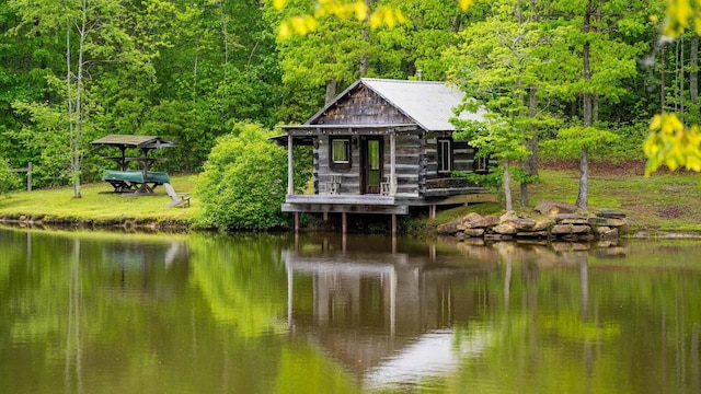 1170 Ascalon Rd, Rising Fawn, GA 30738 - water view with a heavily wooded area