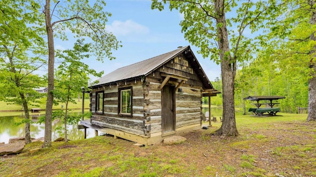 1170 Ascalon Rd, Rising Fawn, GA 30738 - view of outbuilding featuring a water view