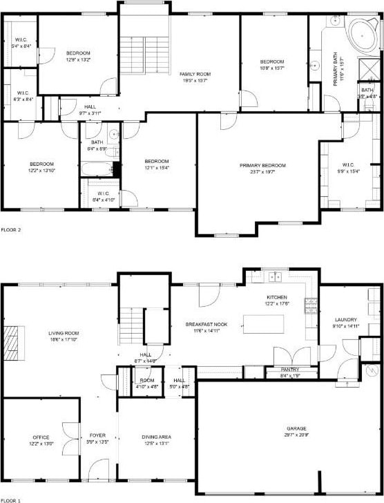 1209 Firth Ct, Franklin, TN 37067 - view of floor plan / room layout