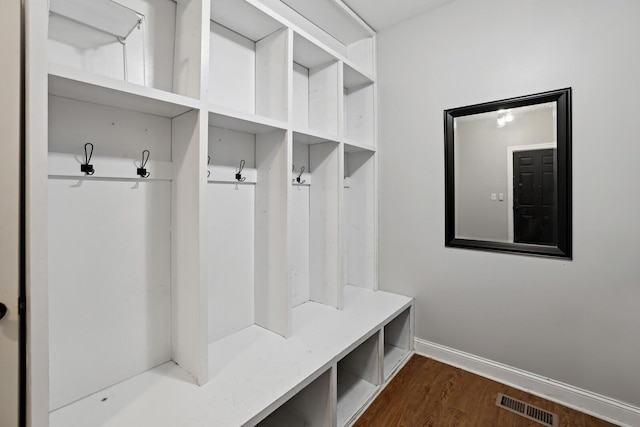 1209 Firth Ct, Franklin, TN 37067 - mudroom with dark wood finished floors and baseboards