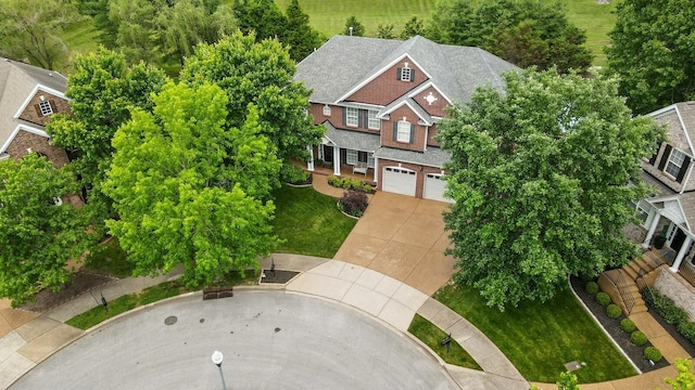 1209 Firth Ct, Franklin, TN 37067 - aerial view of property and surrounding area