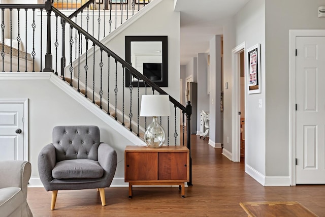 1209 Firth Ct, Franklin, TN 37067 - entrance foyer with wood finished floors and stairs