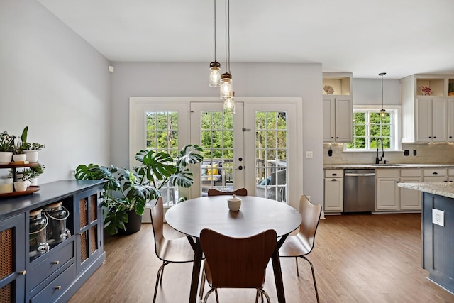 1209 Firth Ct, Franklin, TN 37067 - dining area with light wood-type flooring