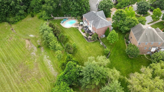 1209 Firth Ct, Franklin, TN 37067 - drone / aerial view of a pool area