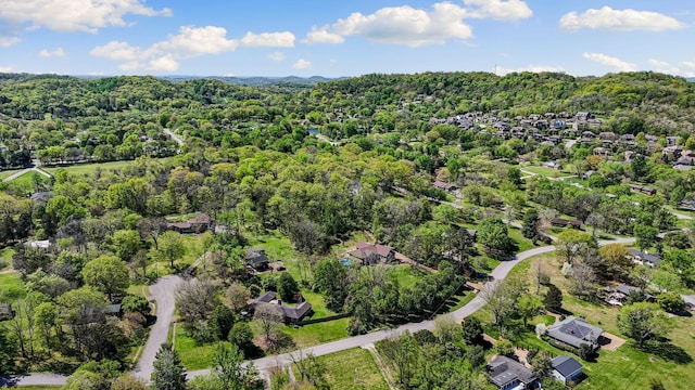 203 Tom Robinson Rd, Franklin, TN 37064 - aerial perspective of suburban area with a forest