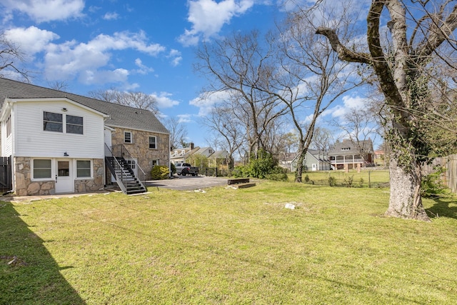 805 Allison Gdns, Columbia, TN 38401 - view of yard featuring stairway and a residential view