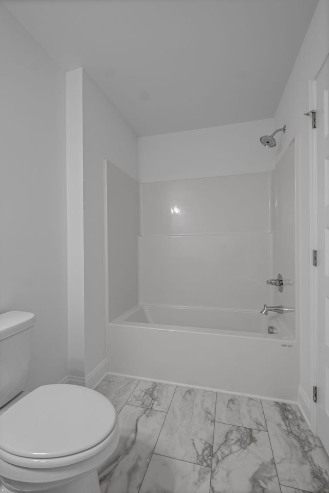 1551 Cedarbrooke Ln, Lebanon, TN 37090 - bathroom with marble look tile flooring and shower / bathtub combination