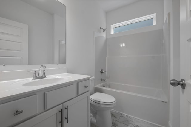 1551 Cedarbrooke Ln, Lebanon, TN 37090 - full bathroom featuring vanity, marble look tiles, and bathing tub / shower combination