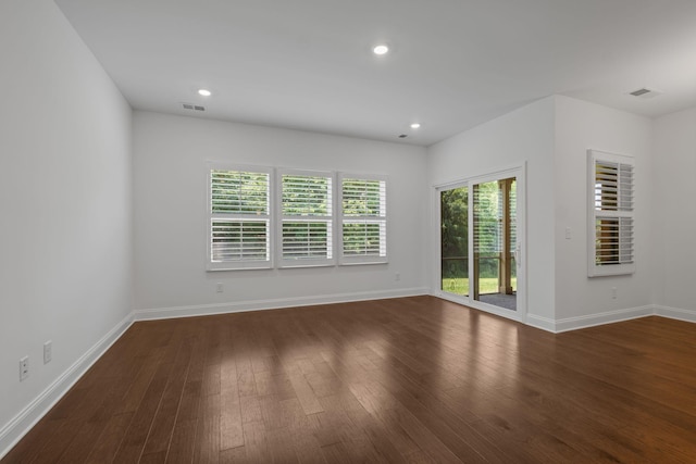 1551 Cedarbrooke Ln, Lebanon, TN 37090 - empty room with wood finished floors and recessed lighting