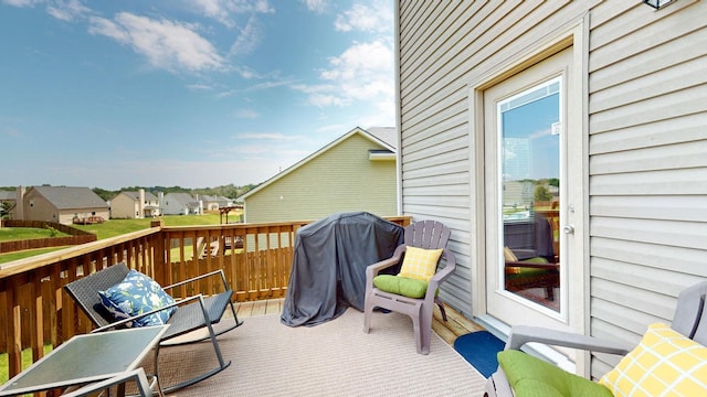 1095 Lady Nashville Dr, Hermitage, TN 37076 - wooden deck with area for grilling