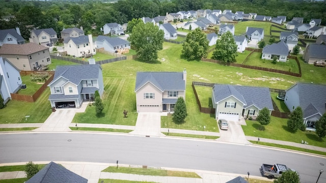 1095 Lady Nashville Dr, Hermitage, TN 37076 - aerial perspective of suburban area