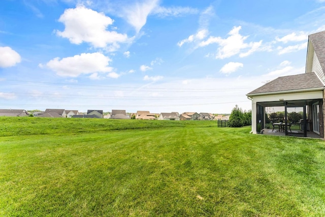291 Croft Way, Mount Juliet, TN 37122 - view of green lawn with a residential view and a ceiling fan