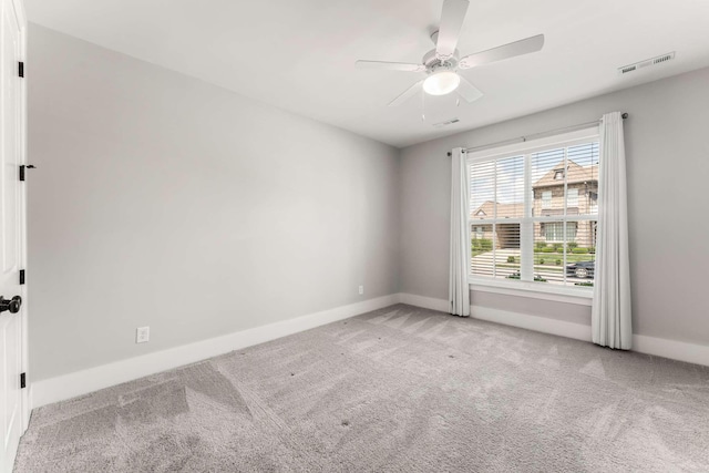 291 Croft Way, Mount Juliet, TN 37122 - carpeted empty room featuring baseboards and a ceiling fan