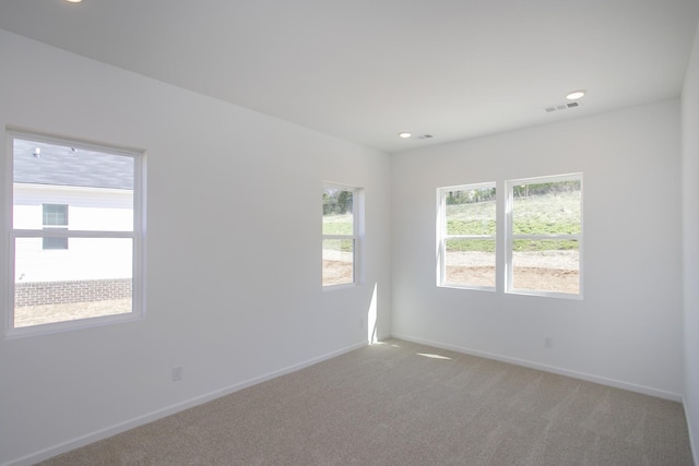 3044 Fernwood Ln, Columbia, TN 38401 - unfurnished room featuring light carpet and recessed lighting
