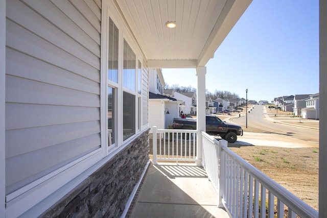3044 Fernwood Ln, Columbia, TN 38401 - porch featuring a residential view