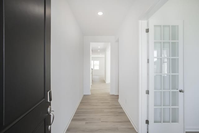 3044 Fernwood Ln, Columbia, TN 38401 - corridor featuring light wood-type flooring and recessed lighting