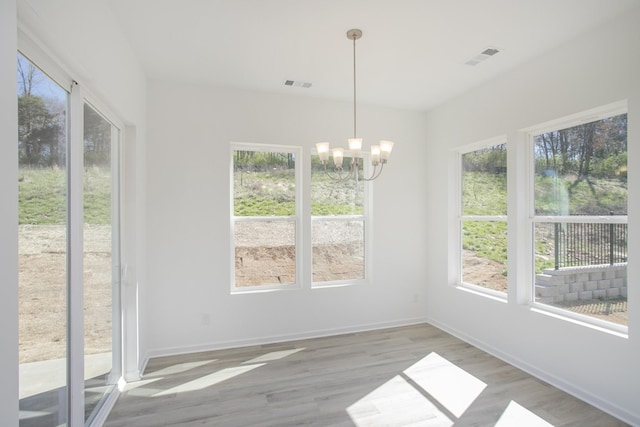 3044 Fernwood Ln, Columbia, TN 38401 - unfurnished sunroom featuring a chandelier