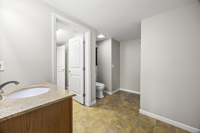 321 Lakeway Ter, Spring Hill, TN 37174 - bathroom with vanity and stone finish flooring