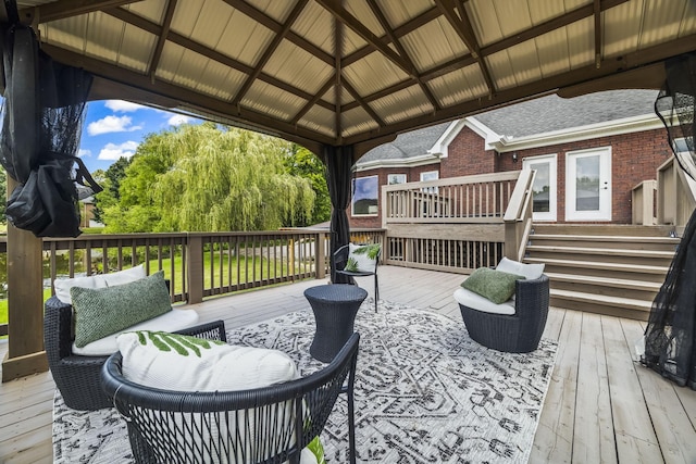 321 Lakeway Ter, Spring Hill, TN 37174 - deck with a gazebo
