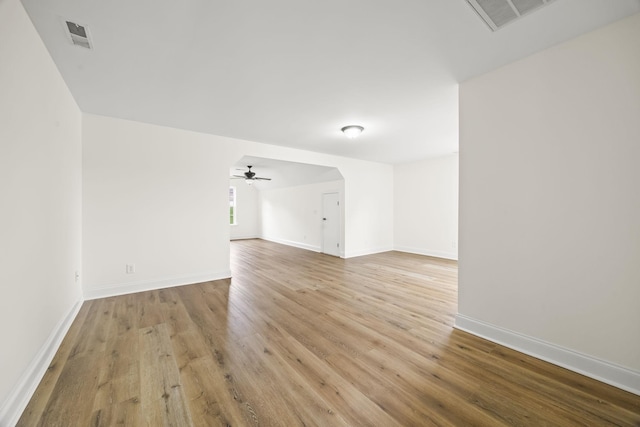 321 Lakeway Ter, Spring Hill, TN 37174 - empty room featuring ceiling fan and wood finished floors