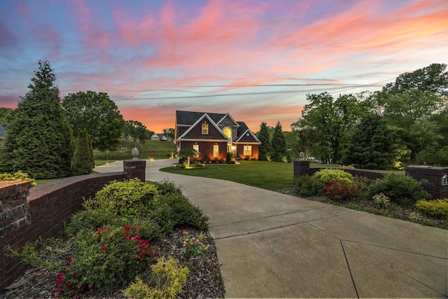 321 Lakeway Ter, Spring Hill, TN 37174 - view of front of house with a front lawn