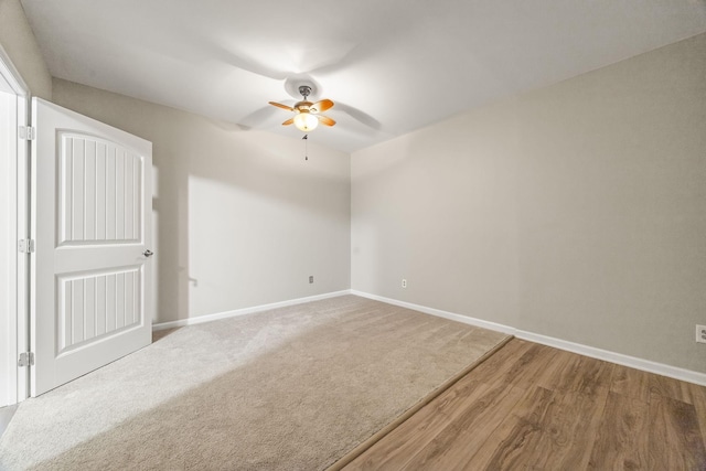 321 Lakeway Ter, Spring Hill, TN 37174 - unfurnished bedroom featuring wood finished floors and a ceiling fan