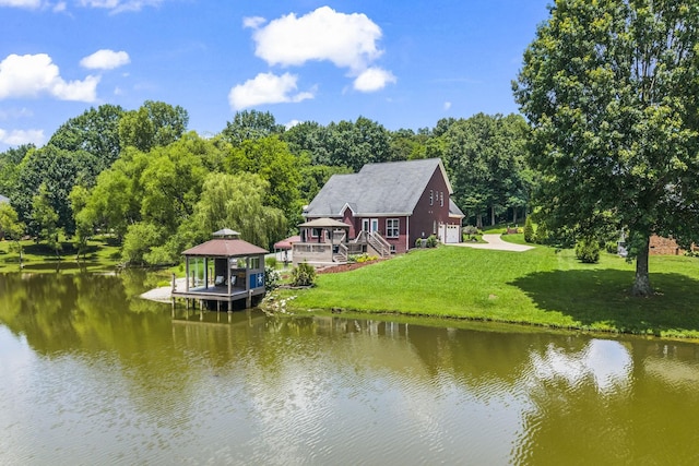 321 Lakeway Ter, Spring Hill, TN 37174 - water view with a gazebo