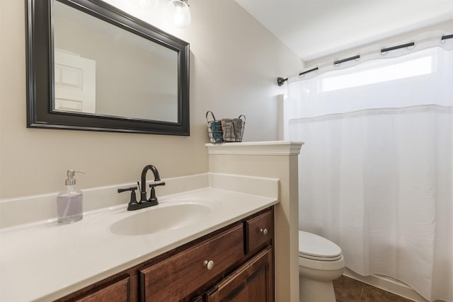 1057 The Long Run, Columbia, TN 38401 - bathroom with vanity, tile patterned floors, and a shower with shower curtain