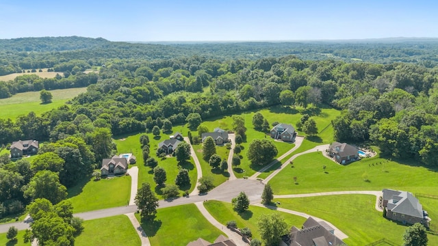 1057 The Long Run, Columbia, TN 38401 - drone / aerial view of a heavily wooded area